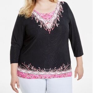 Women's 3/4 sleeves top
